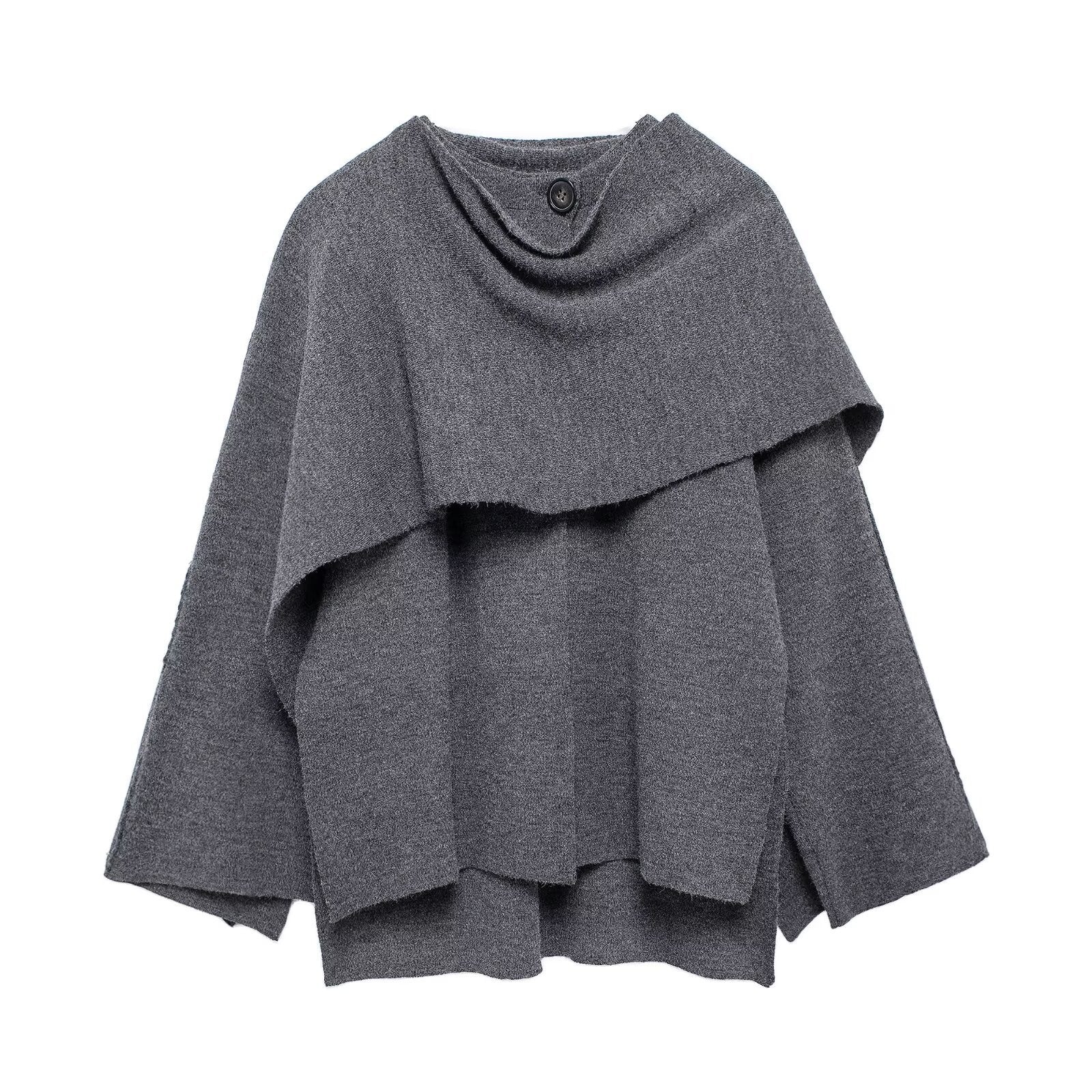 Noriva™ | Klassisk cardigan med skjerf