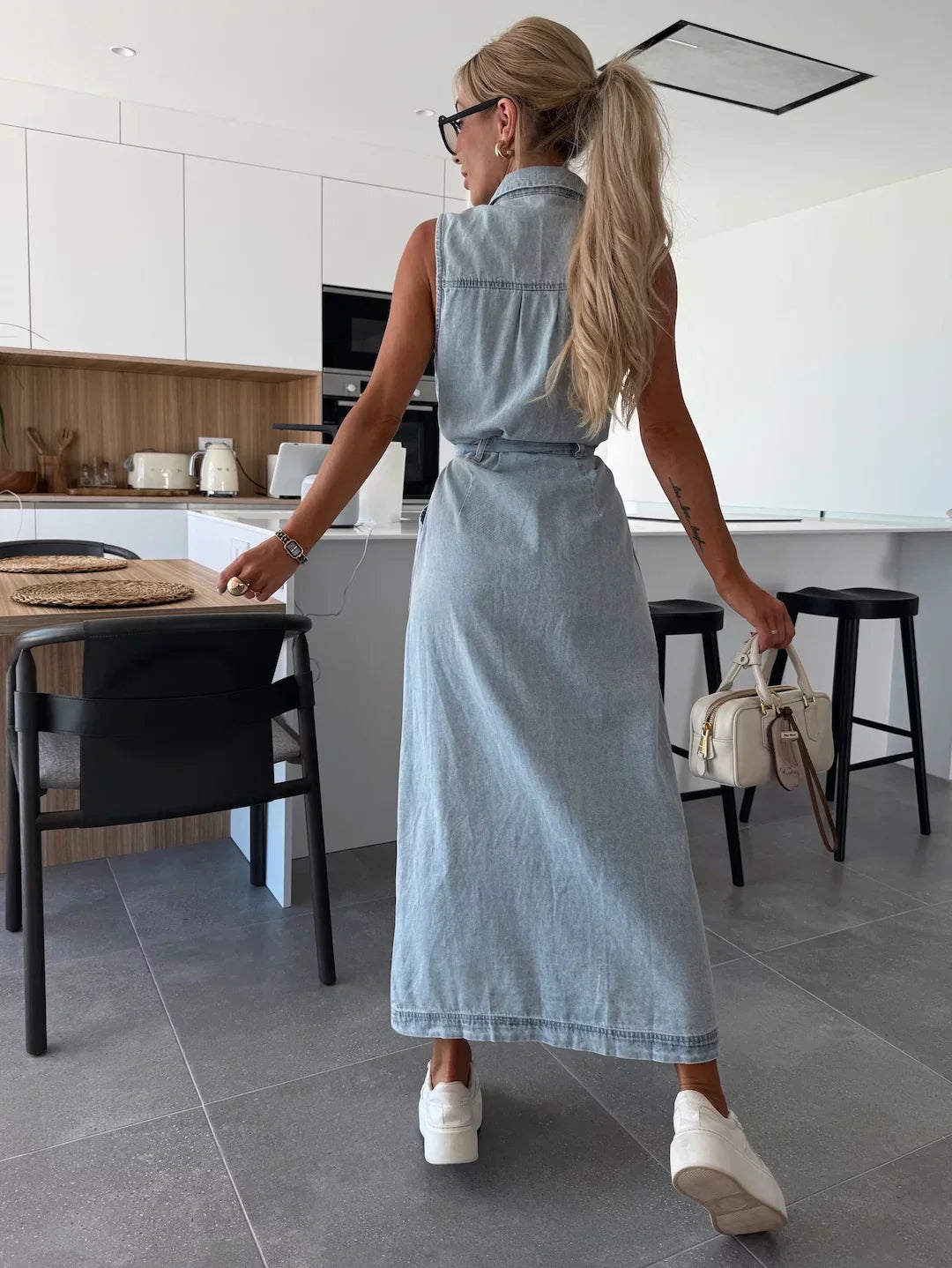 Noriva™ | Maxi denimkjole