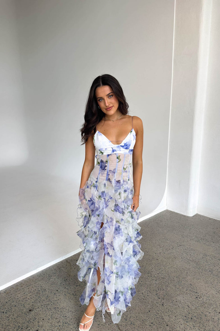 Noriva™ | Maxi kjole med blomster
