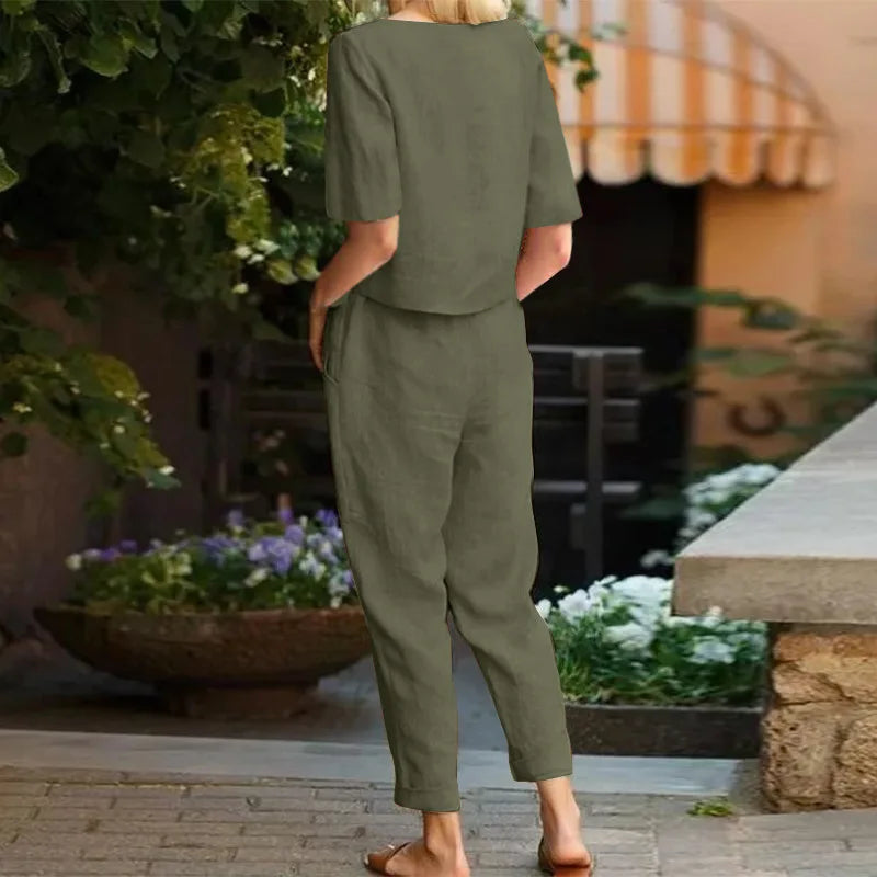 Marit | Elegant 2-delt sommersett for damer