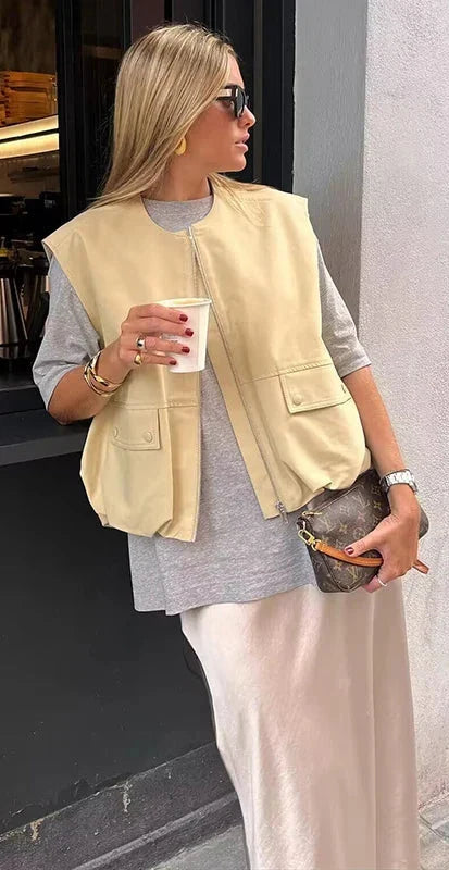 Noriva™ | Ermeløs cardigan