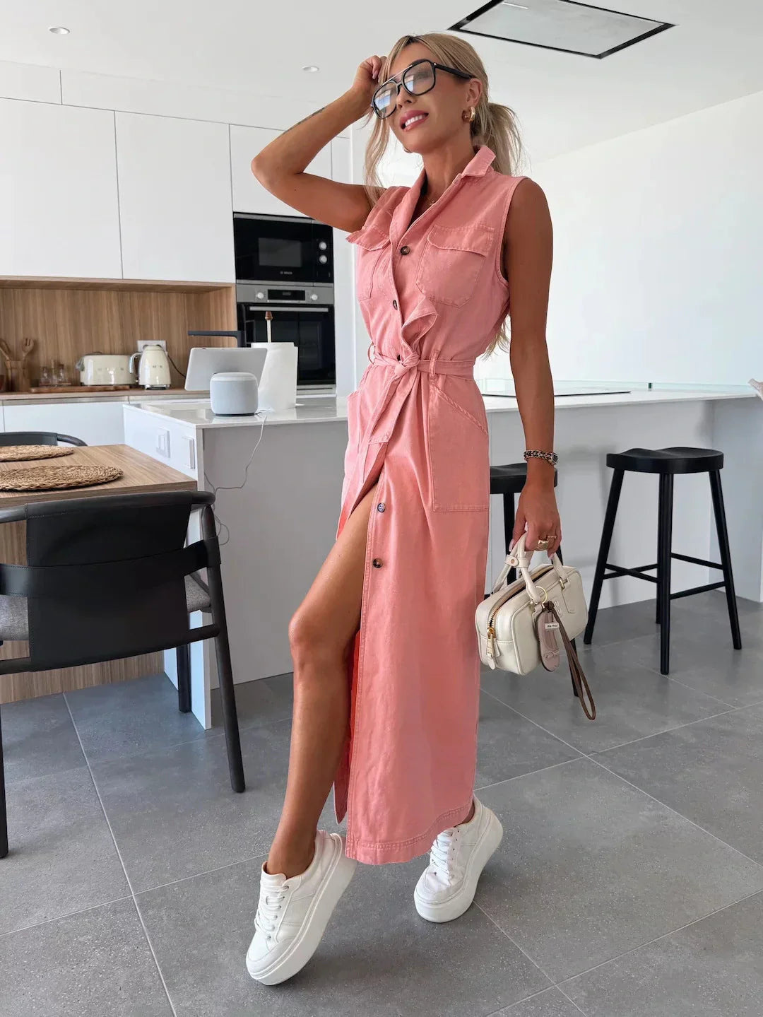 Noriva™ | Maxi denimkjole