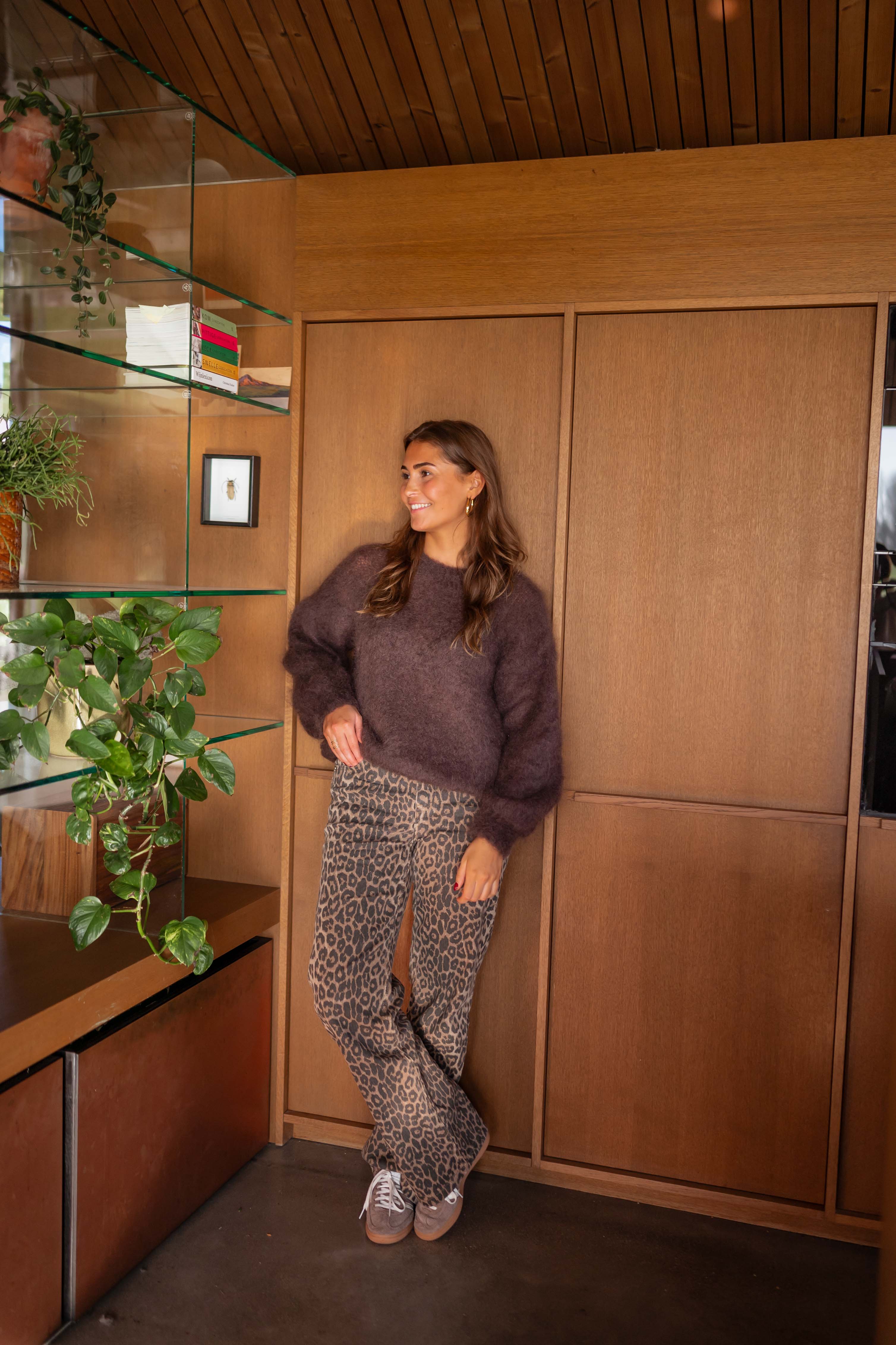Noriva™ | Brun mohairgenser
