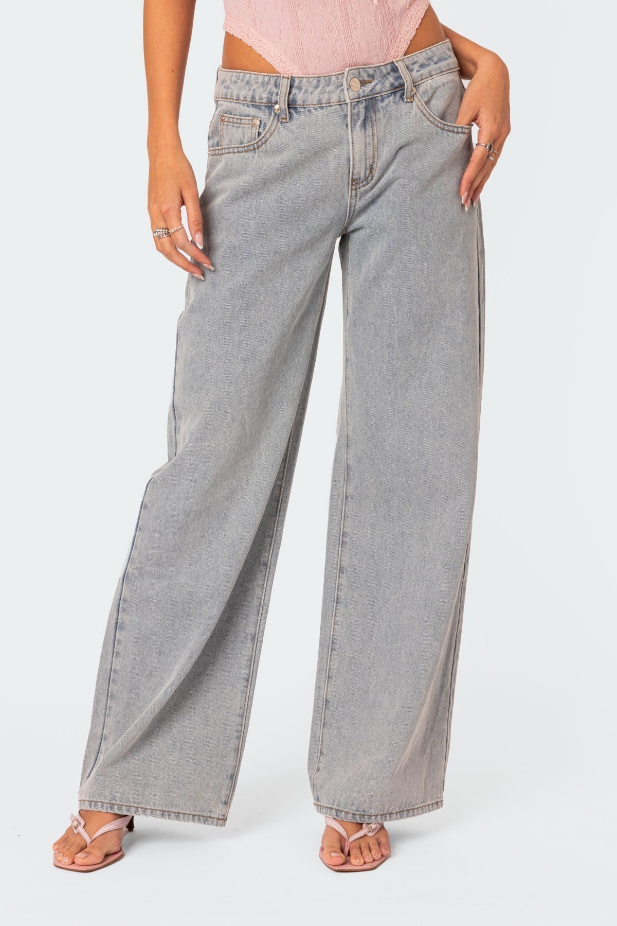 Noriva™ | Jeans med sløyfe