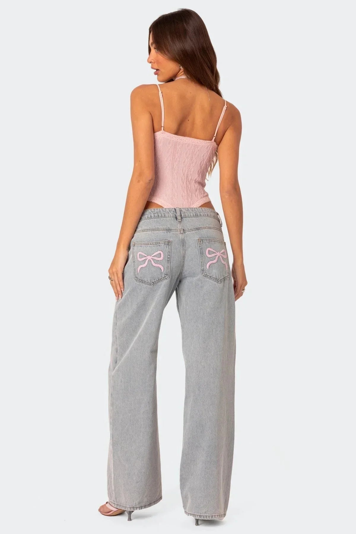 Noriva™ | Jeans med sløyfe