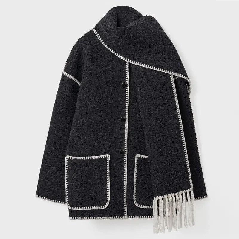 Noriva™ | Frakk med skjerf