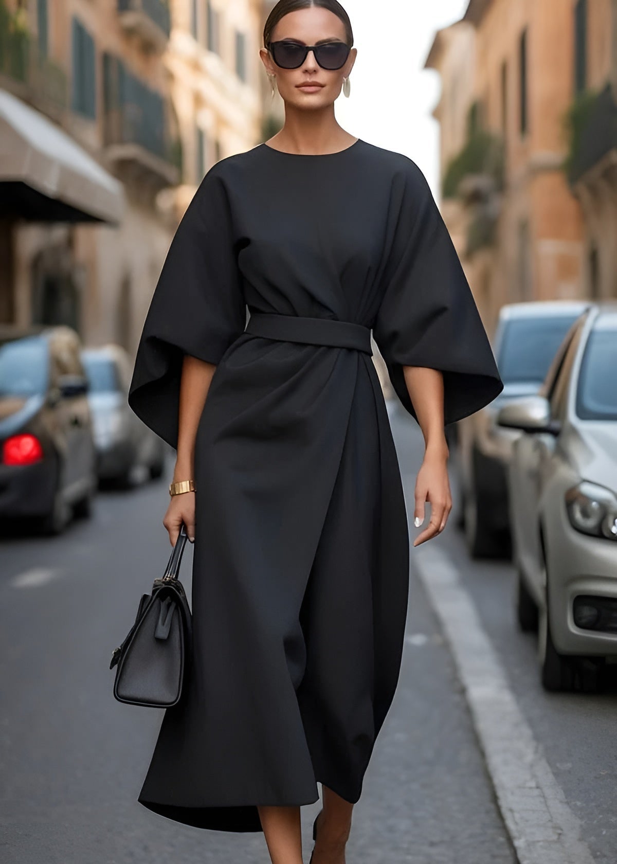 Noriva™ | Elegant kjole med vide ermer