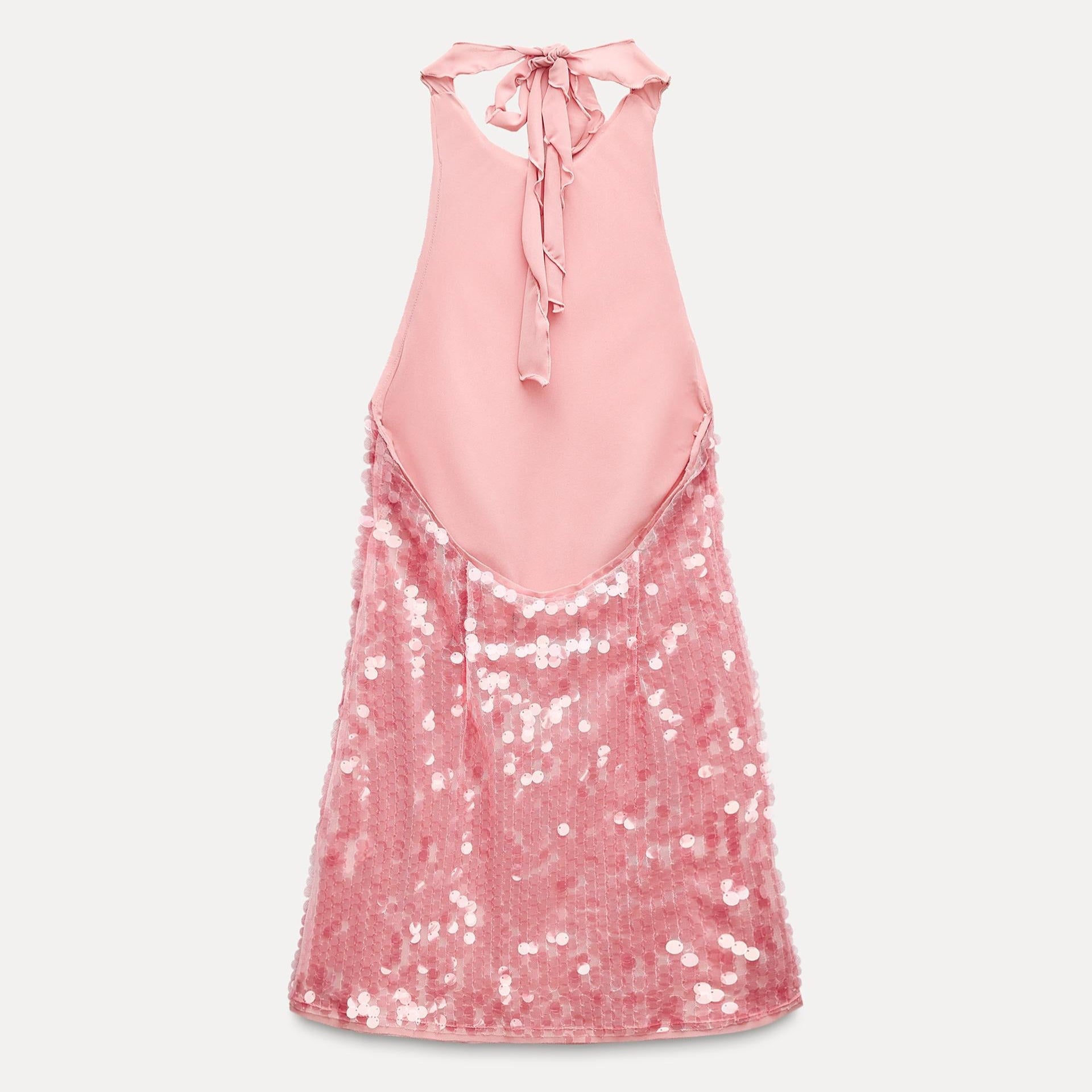 Noriva™ | Rosa minikjole med paljetter