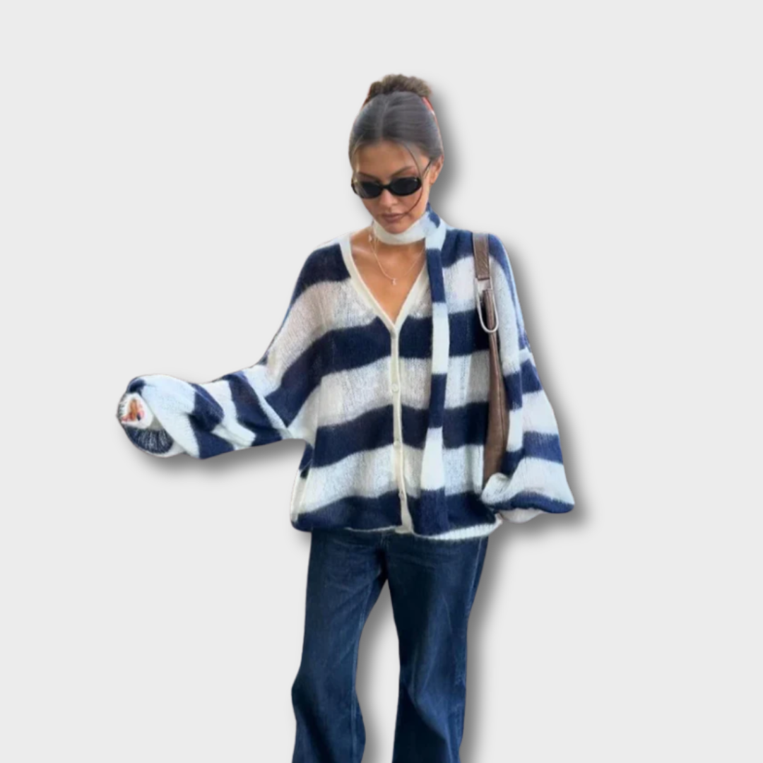 Noriva™ | Sett med cardigan og skjerf