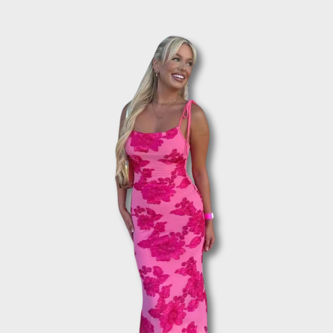 Noriva™ | Blomstret maxikjole