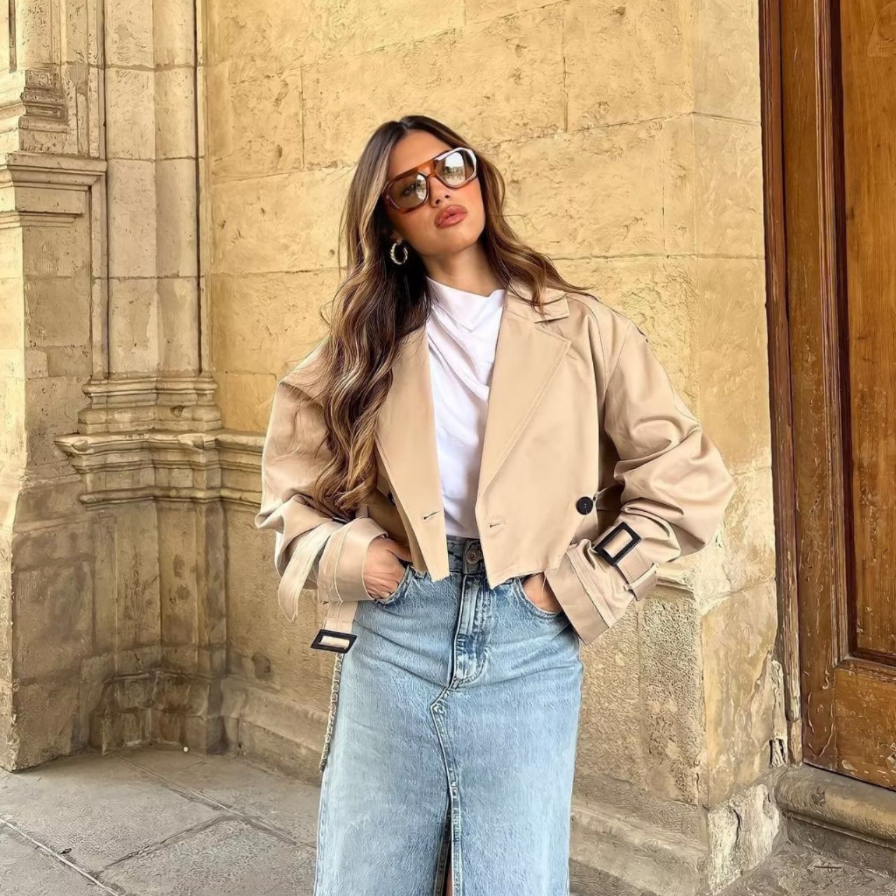 Noriva™ | Trenchcoat kort