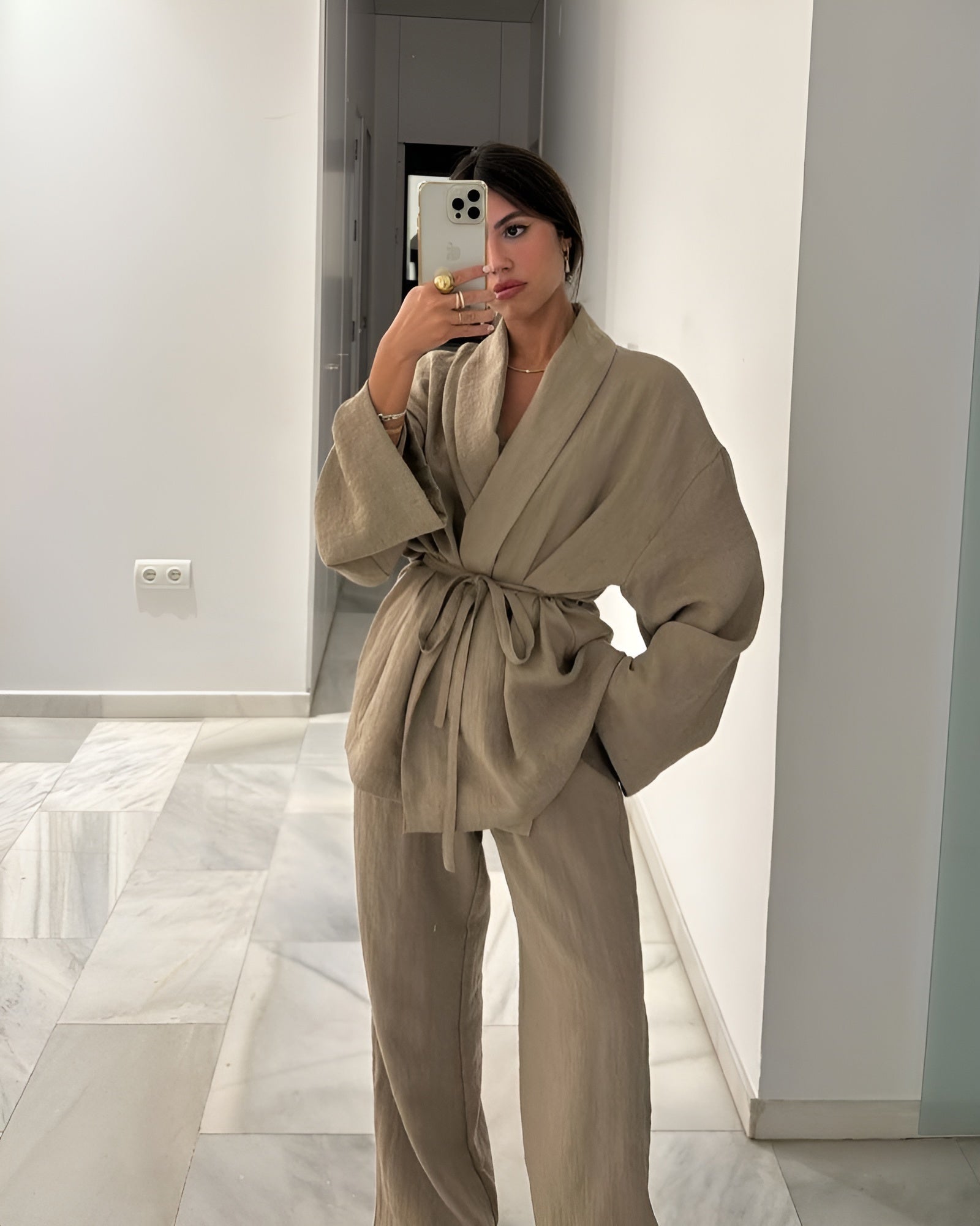 Noriva™ | Elegant sett i lin