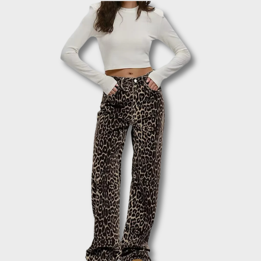 Noriva™ | Leopard-jeans