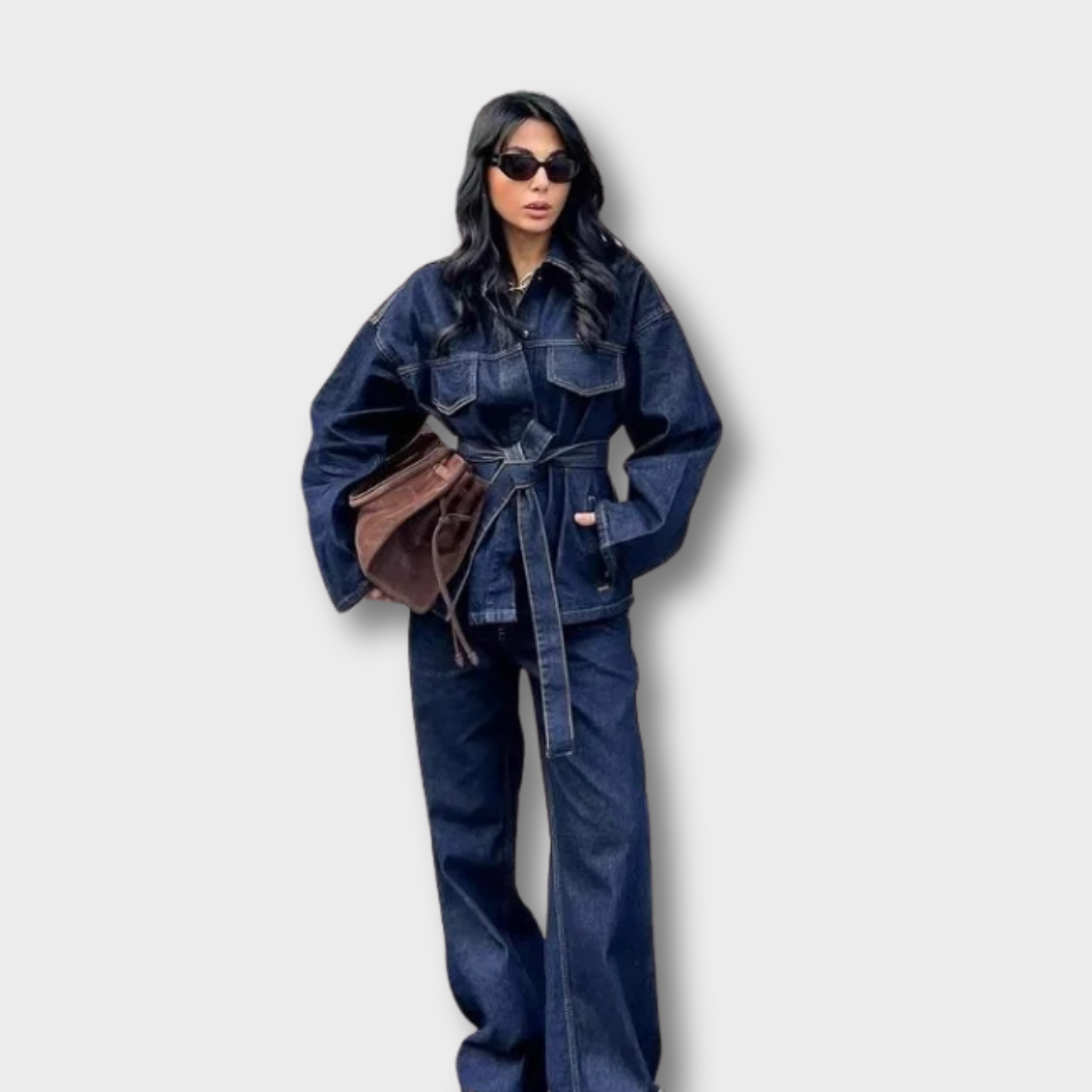 Noriva™ | Tie Up Denim-sett