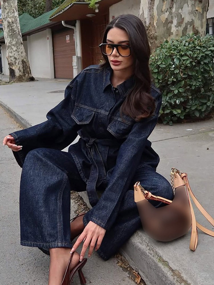 Noriva™ | Tie Up Denim-sett