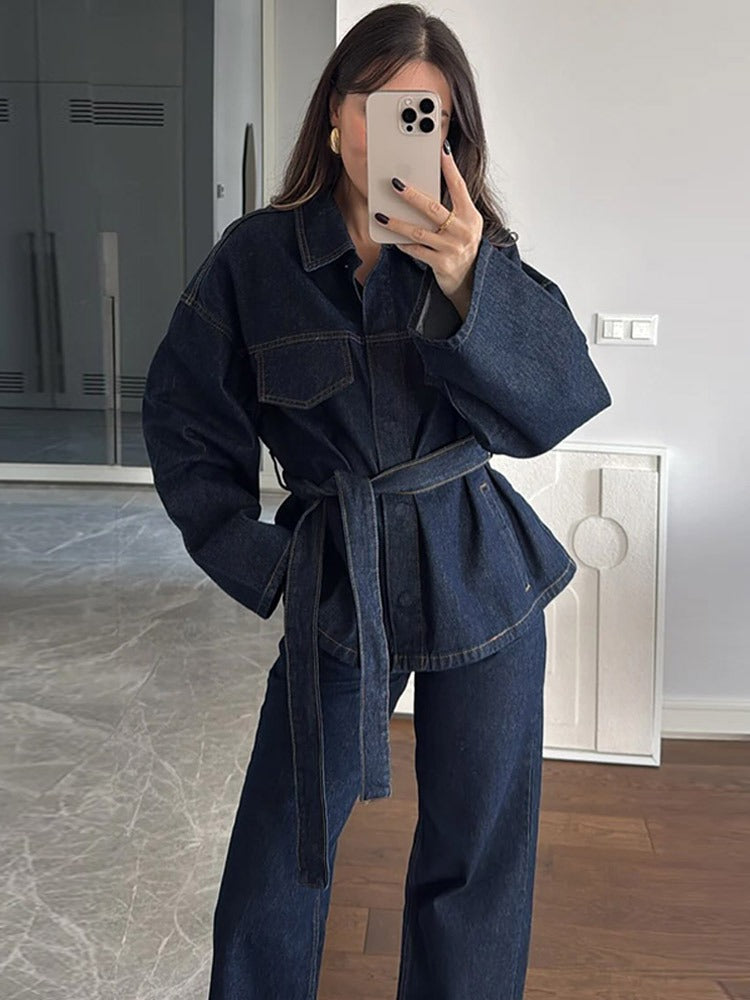 Noriva™ | Tie Up Denim-sett