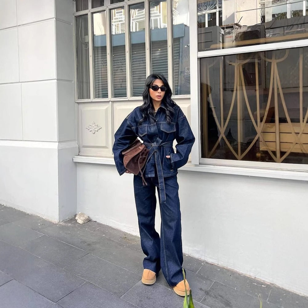 Noriva™ | Tie Up Denim-sett