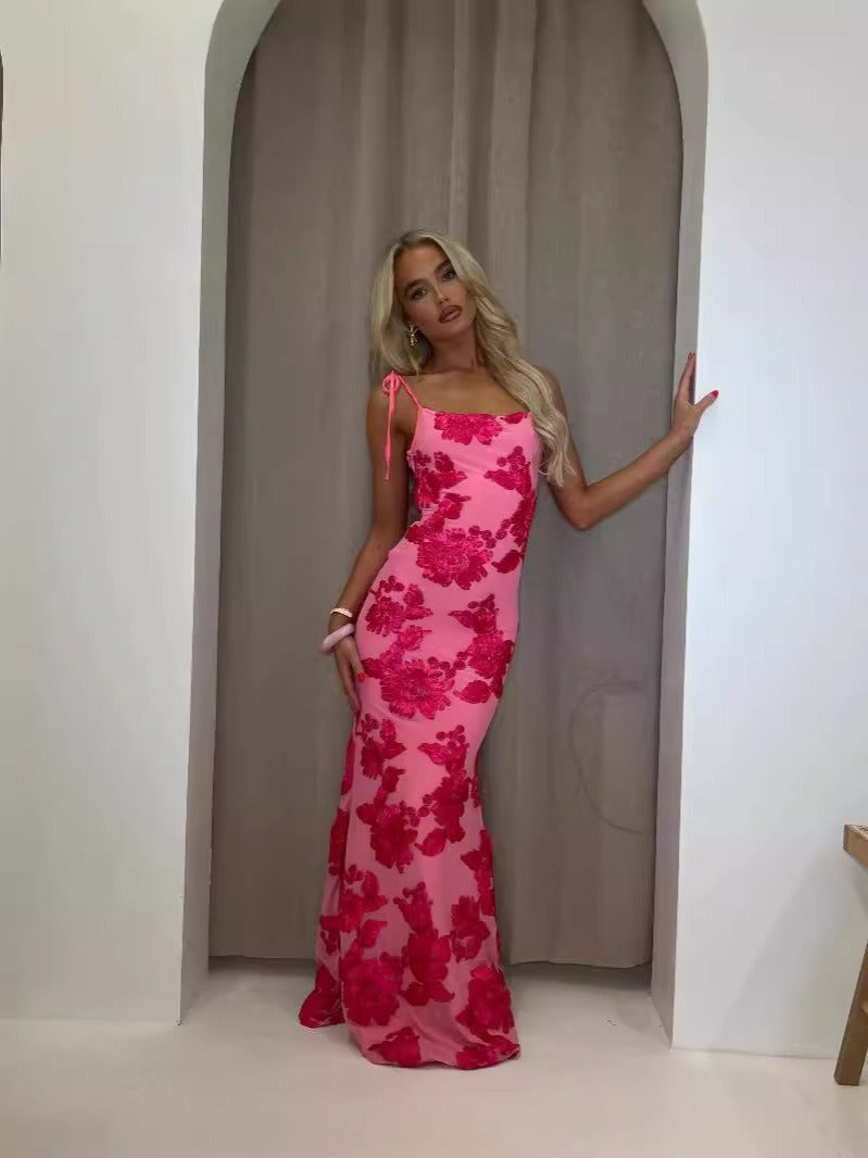Noriva™ | Blomstret maxikjole
