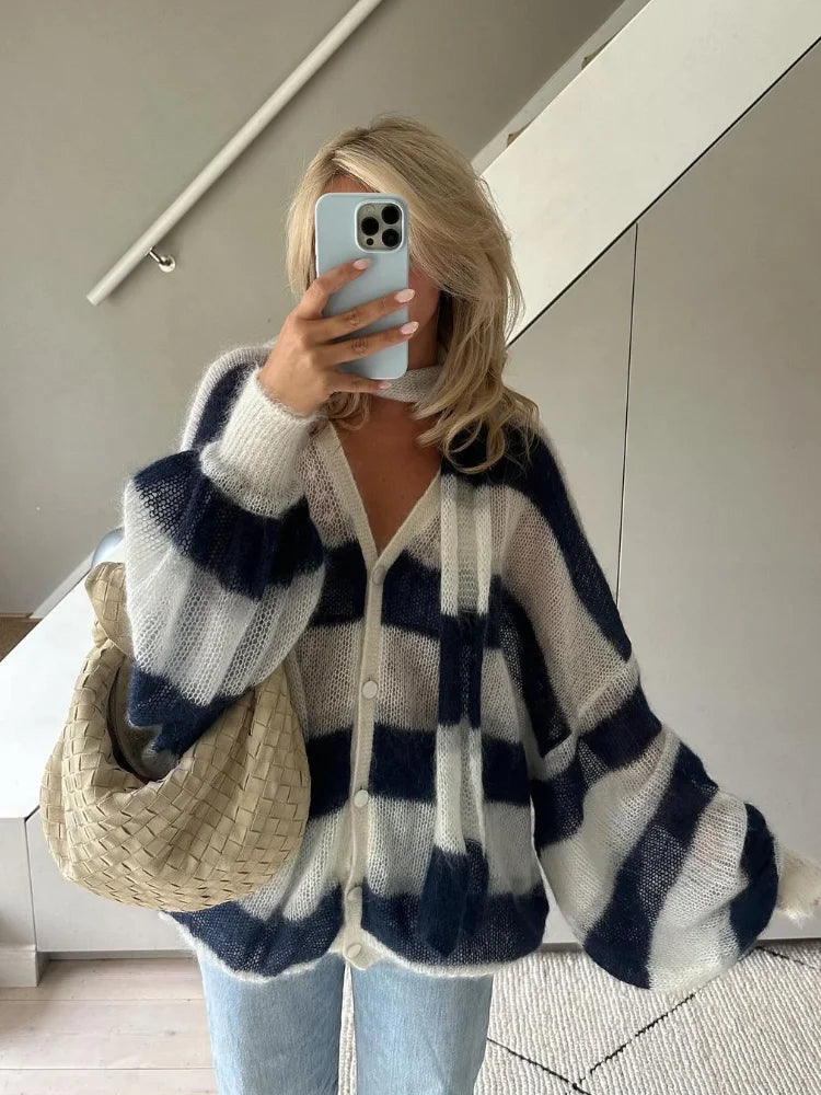 Noriva™ | Sett med cardigan og skjerf