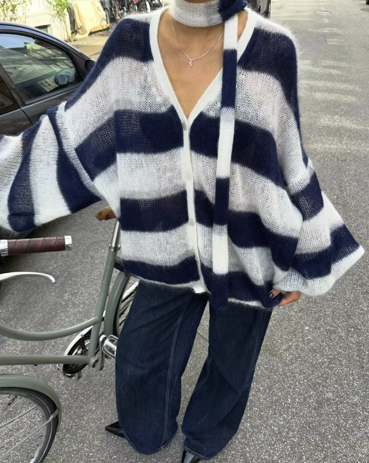 Noriva™ | Sett med cardigan og skjerf