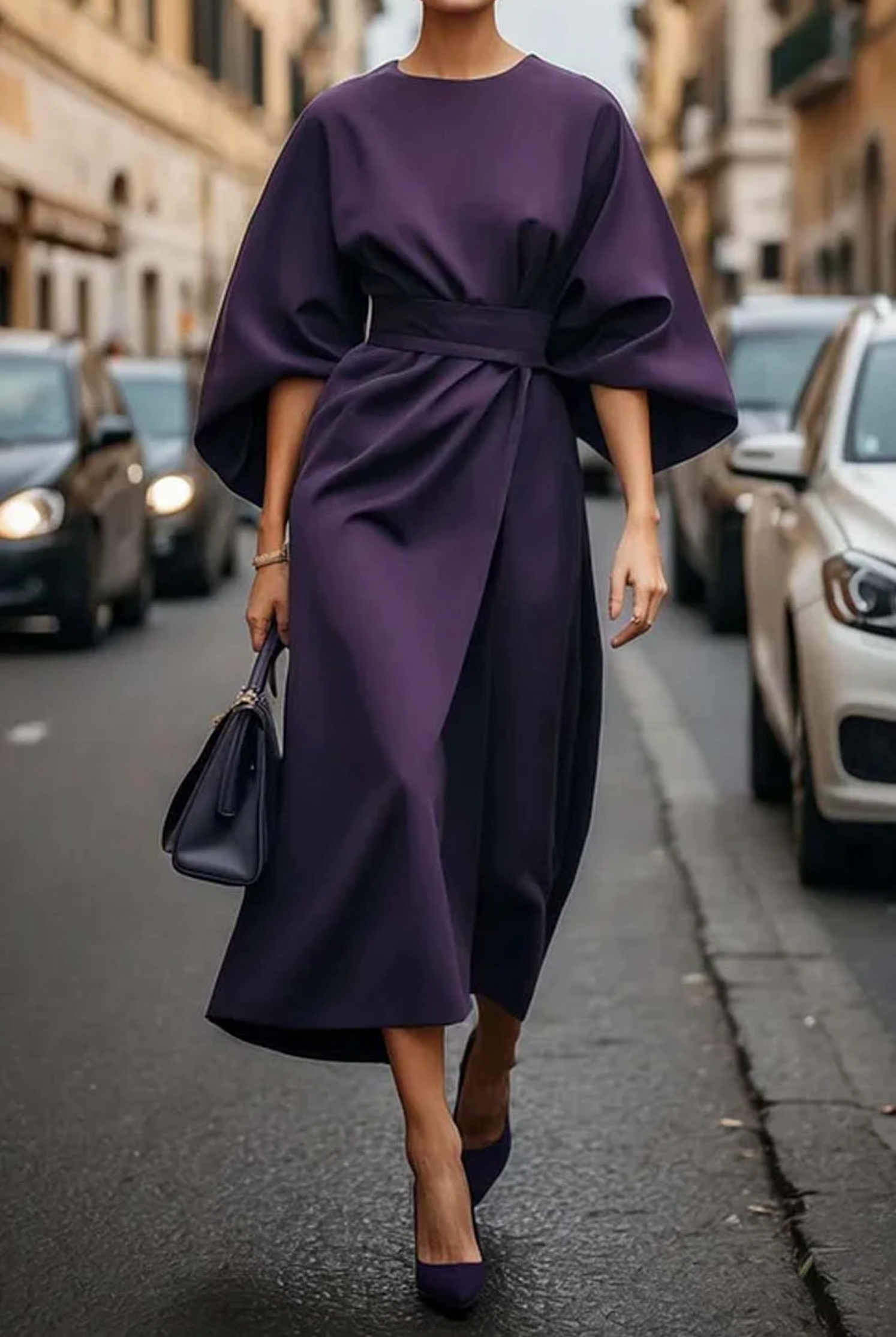 Noriva™ | Elegant kjole med vide ermer