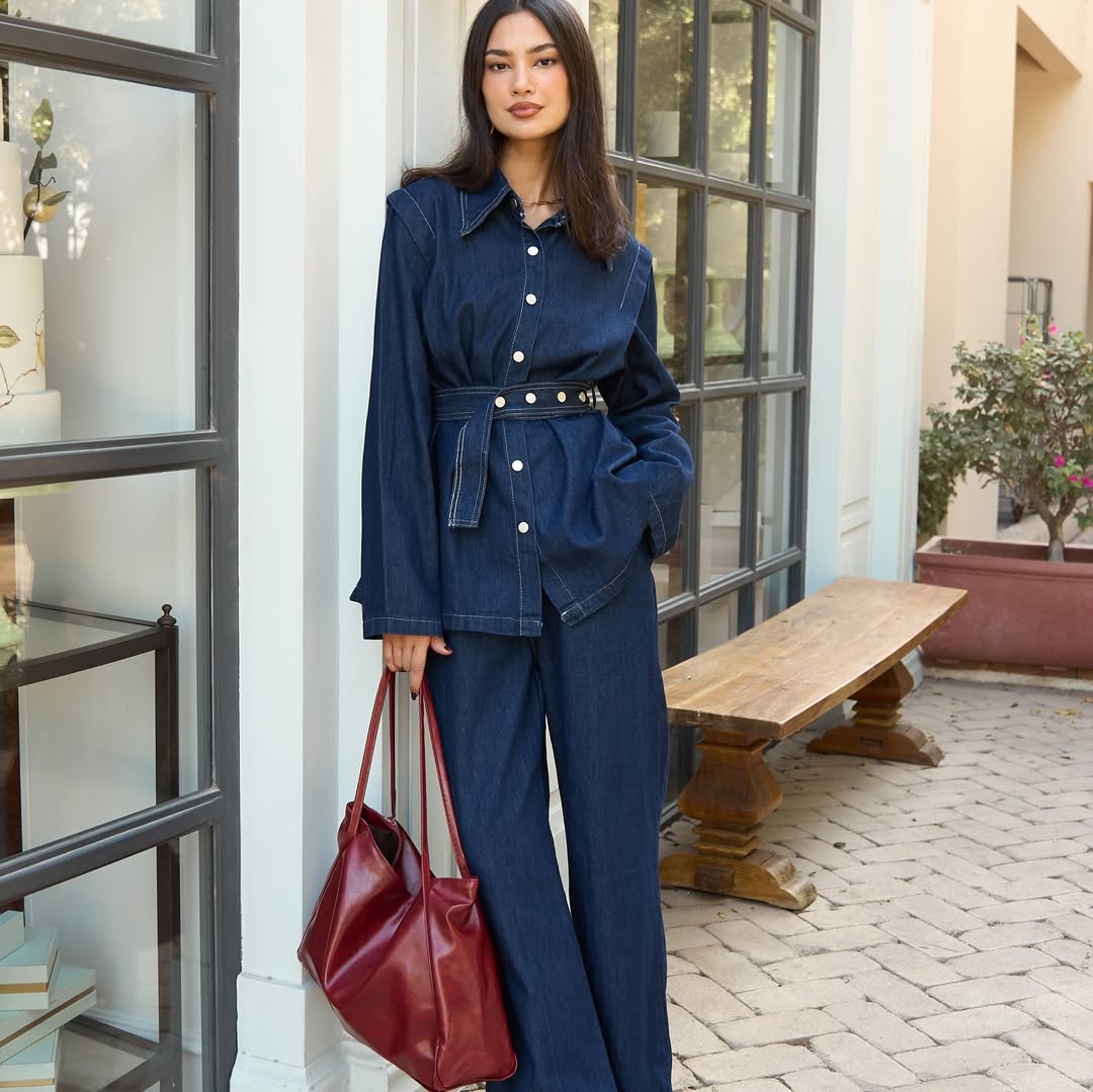 Noriva™ | Denim-sett med belte