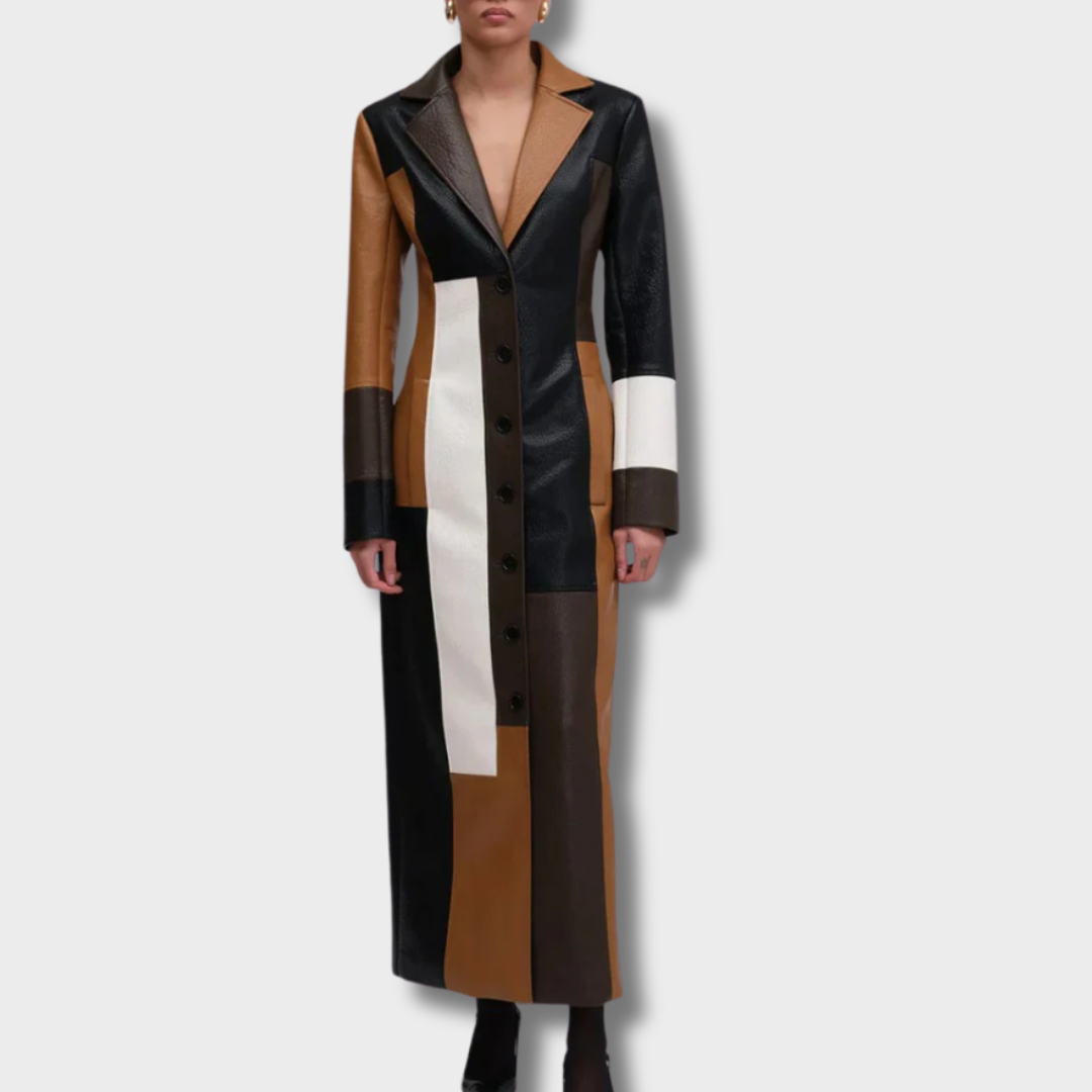 Noriva™ | Trenchcoat i mosaikk