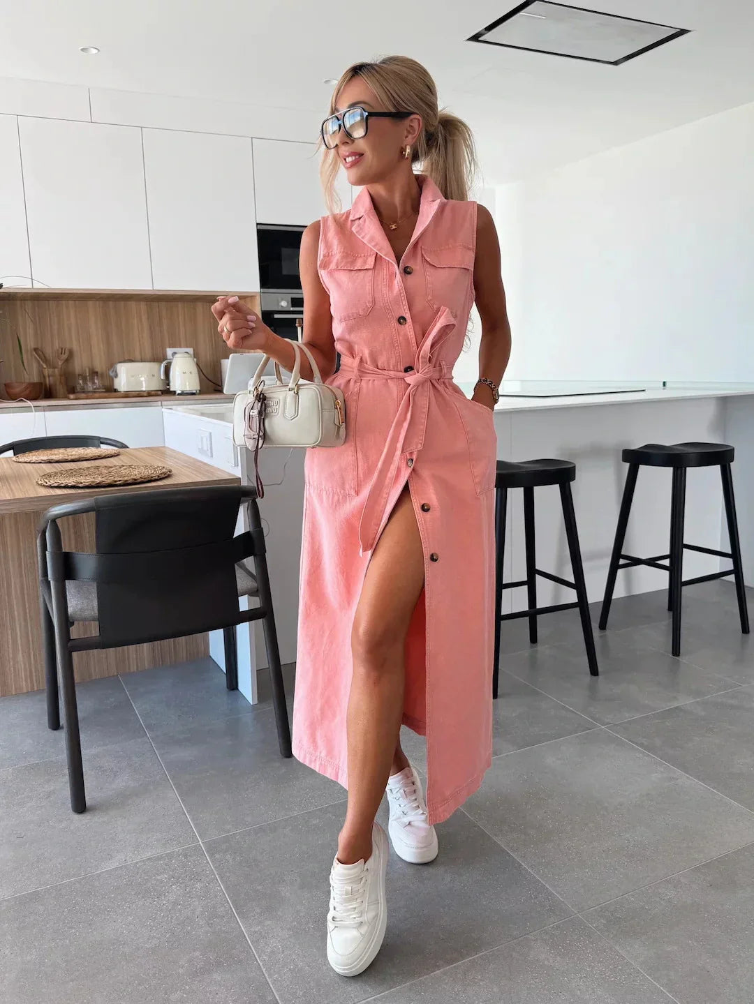 Noriva™ | Maxi denimkjole