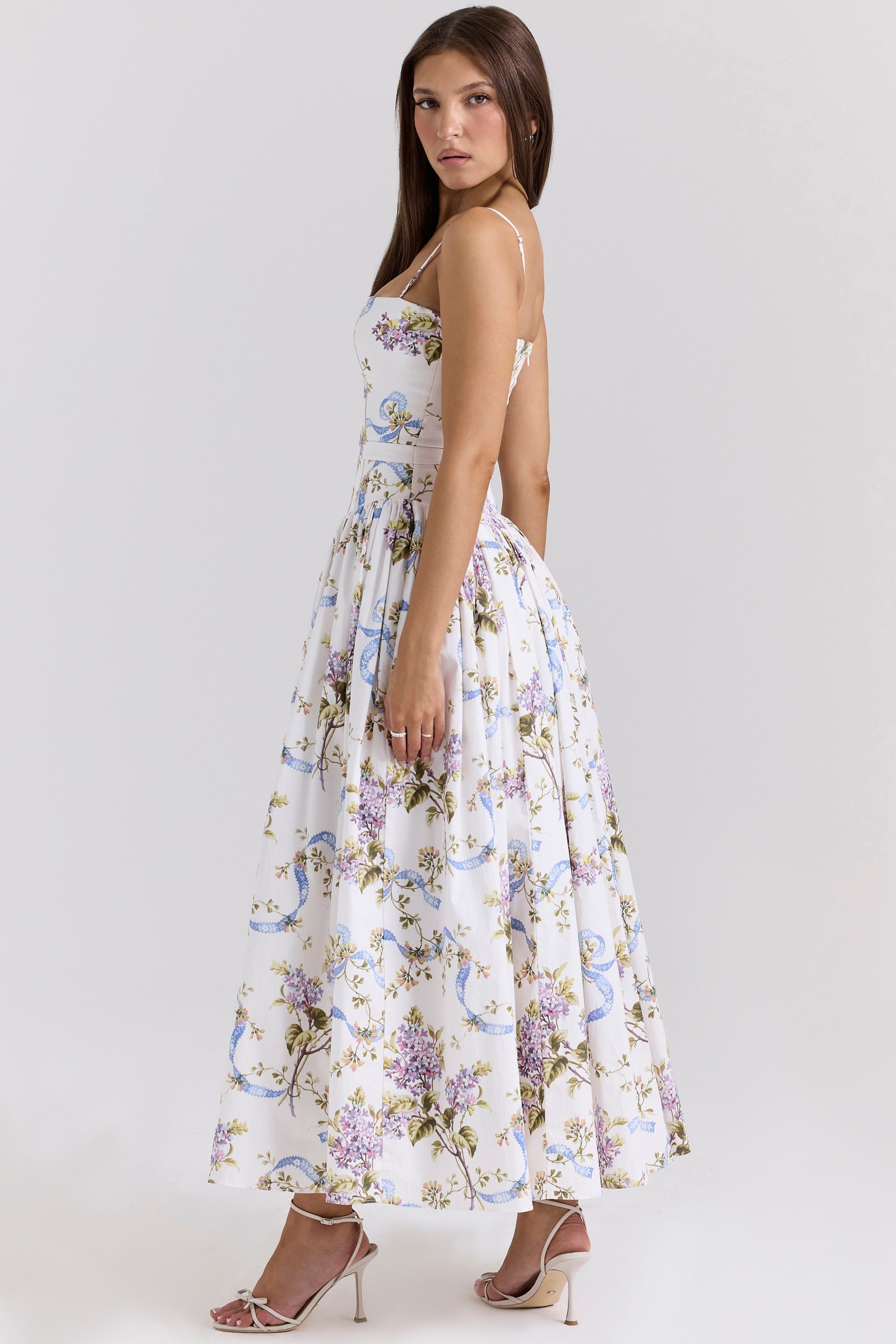 Noriva™ | Solkjole med blomstermønster