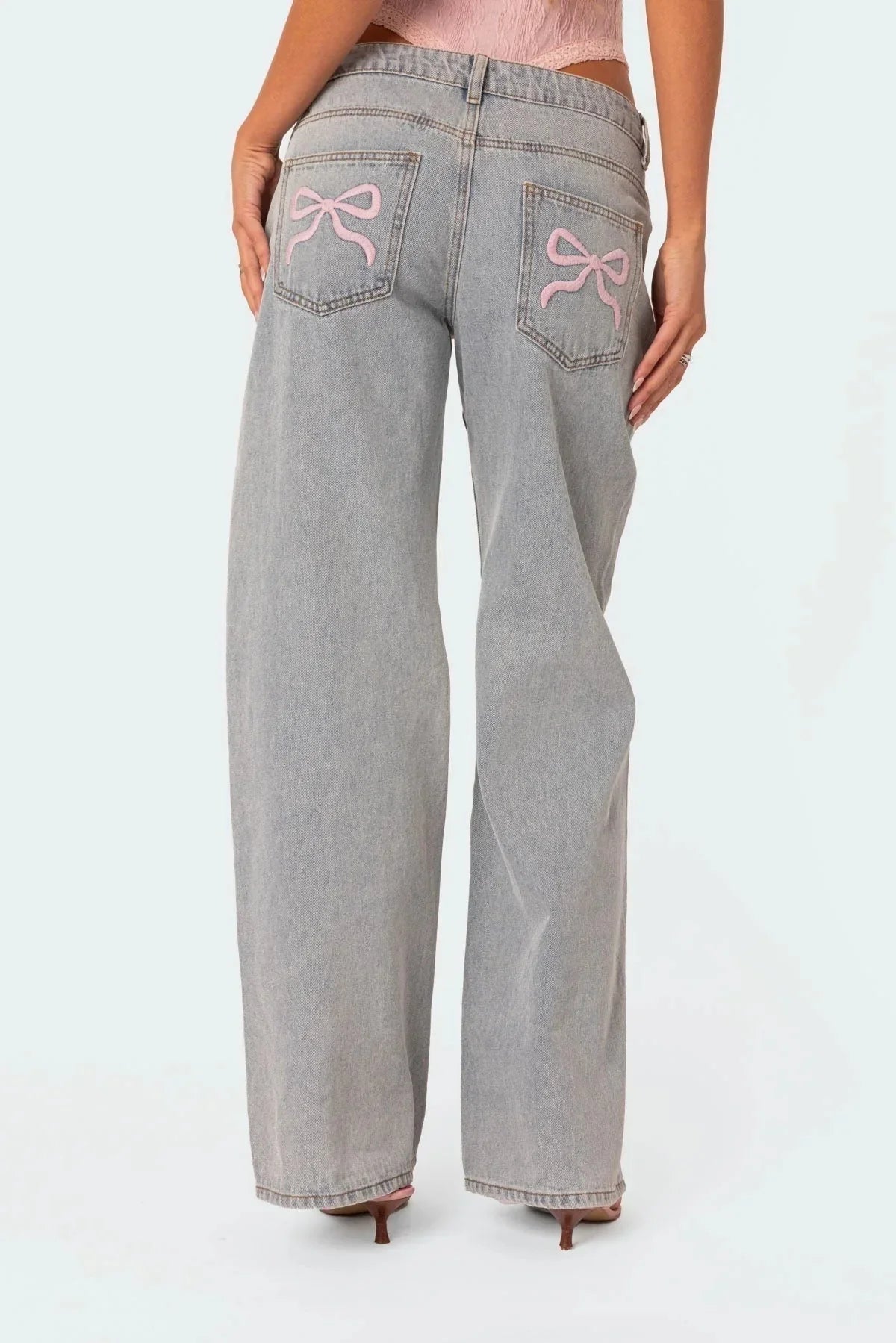 Noriva™ | Jeans med sløyfe